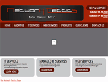 Tablet Screenshot of networktactics.com